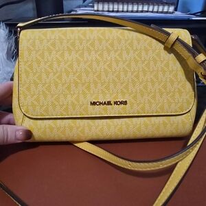 Michael Kors Sunny Yellow Crossbody Bag